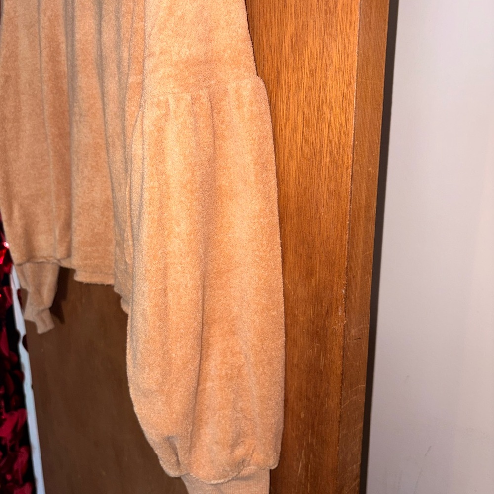 Muse Warm Tan Knit Top